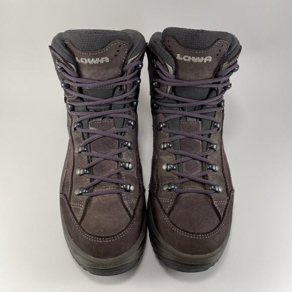 Lowa Renegade GTX Mid Hiking Boots Mid Goretex Womens Size 7.5 Purple Vibram - Picture 10 of 11